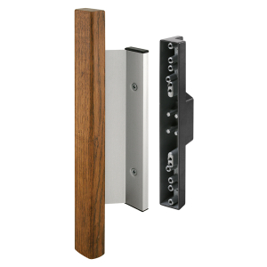 FHC Diecast Aluminum - Sliding Door Handle Set With Hard Wood Handle