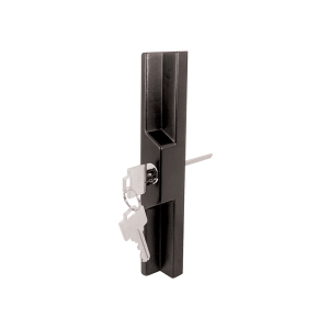 FHC Sliding Door Outside Pull - With Key - Black Diecast