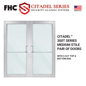 FHC Citadel Series Custom Medium Stile Pair of Doors