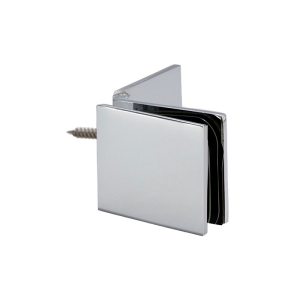 FHC Adjustable Glass Clamp Square - Wall Mount for 3/8" to 1/2" Glass  