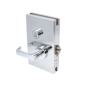 FHC 6" x 10" LHR Center Lock Office Function - Polished Stainless 