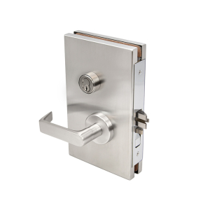 FHC 6" x 10" LHR Center Lock Office Function - Brushed Stainless 