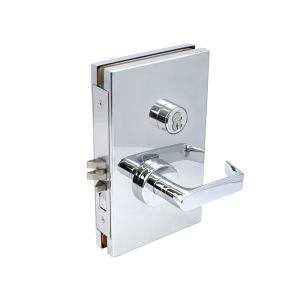 FHC 6" x 10" RH Center Lock Office Function - Polished Stainless 