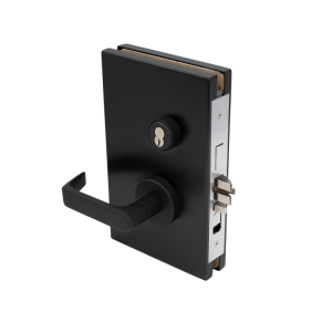 FHC 6" x 10" LHR Center Lock Entrance Function - Matte Black