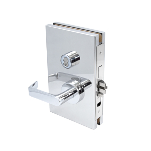 FHC 6" x 10" LHR Center Lock Entrance Function - Polished Stainless 