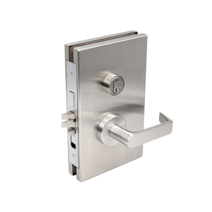 FHC 6" x 10" RH Center Lock Entrance Function - Brushed Stainless 