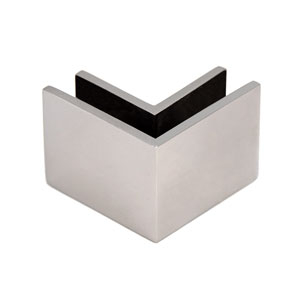 FHC 90 Degree Square Glass Clamps for Mall Fronts