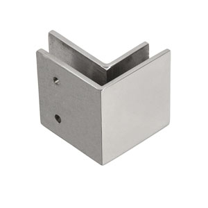 FHC Wall Mounted Square Glass Clamps For Mall Fronts