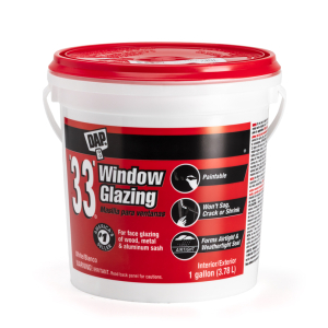 FHC Dap 33 Window Glazing Compound - 1 Gallon - White