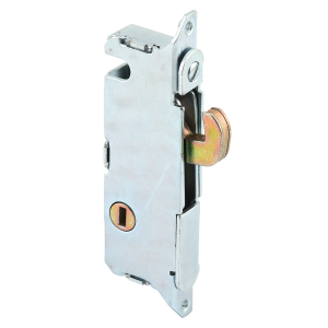 FHC Mortise Lock - Adjustable - Aluminum And Vinyl - 3-11/16” - Vertical Keyway - Round Face (Single Pack)