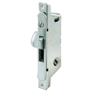 FHC Mortise Lock - Adjustable  - Aluminum And Vinyl - 3-11/16” - 45 Degree Keyway - Round Face (Single Pack)