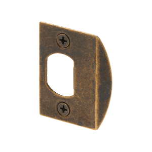 FHC Antique Brass Plated - Dead Latch Door Strike (2 Pack)