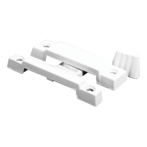 FHC Slim Line Sliding Window Sash Lock - White Painted (Single Pack)