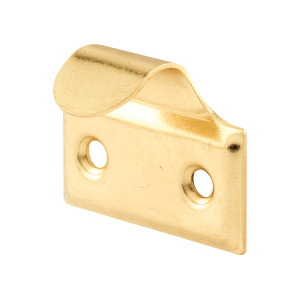 FHC Sash Lift - 1" Hole Centers - Steel - Brass Finish (2 Pack)