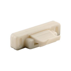 FHC White Plastic Sliding Spring-Loaded Window Lock (Single Pack)