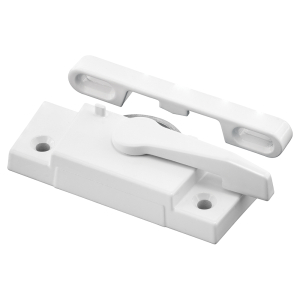 FHC Sash Lock - 2-1/16" Hole Centers - Left-Hand - Betterbilt 350 Series Vertical Sliding Windows - Diecast Zinc - White - (Single Pack)