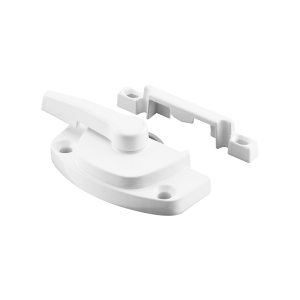 FHC Sash Lock - 1-7/8" Hole Centers - Fits Single And Double Hung Windows - Diecast - White - (Single Pack)