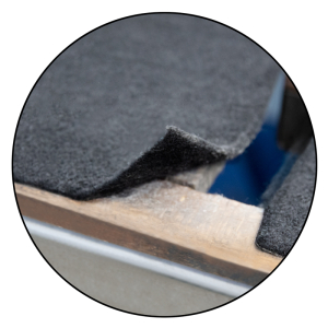 FHC Custom Top Felt Replacement For Glass Cutting Table - Dark Charcoal Gray