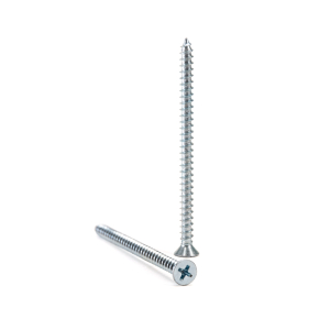 FHC 10 x 3 Flat Phillips Screw - 100/Pk Type a Zinc