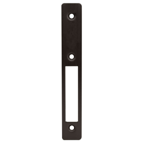 FHC Radius Faceplate for FL2110 Series Long Throw Deadlocks - Dark Aluminum