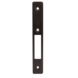 FHC Flat Faceplate for FL2130 Series Hook Throw Deadlocks - Dark Bronze