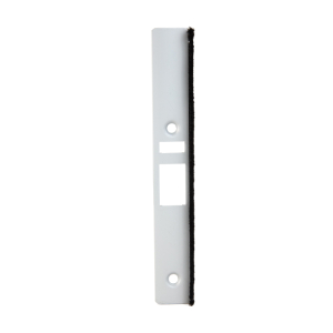 FHC Radius Weather-Stripped Faceplate for FL2140 Series Deadlatch Locks - Aluminum