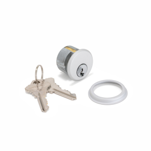 FHC Single Mortise Cylinder with Schlage 'C' Keyway - Keyed Randomly - Aluminum