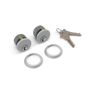 FHC Double Mortise Cylinder with Schlage 'C' Keyway and Keyed Alike - Aluminum