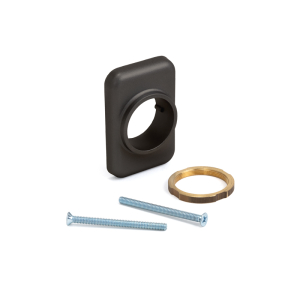 FHC Mortise Cylinder Mounting Pad - Dark Bronze