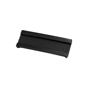 FHC Stick-On Finger Pull Raised 2-1/2" x 1" - Black - 10pk