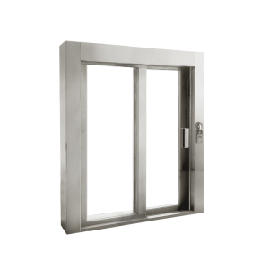 FHC Self-Closing Deluxe Service Windows OX - No Screen with Full Bottom Track