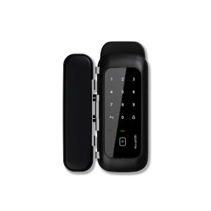 FHC Slip-On Digital Glass Door Lock for 3/8" to 1/2" Glass - Black