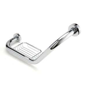FHC 135 Degree Grab Bar with Wire Basket