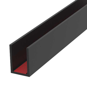 FHC Perimeter Channel for 3/8" Glass with Pre-Applied Tape