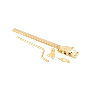 FHC 10-3/4" Brass Plated Reversible Casement Window Operator - For Parlyn Windows (Single Pack)