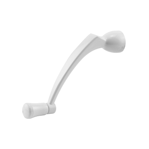 FHC Crank Handle - White - 3/8" Special Deep Spline Socket - Fits Pella Windows (Single Pack)