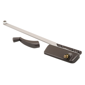 FHC 9-1/2" Right Hand Wood Casement Operator with Handle - Bronze (Blister Packed)