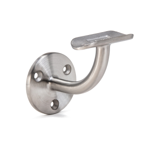 FHC Wall Mounted Handrail Bracket Elbow - Brushed Stainless