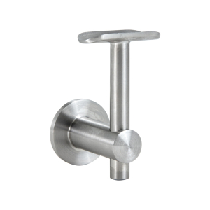 FHC Wall Mounted Handrail Bracket with Concealed Fastener - 2.25" Projection - Brushed Stainless