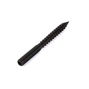 FHC Dowel Screw - M8 x 3-1/2" Long Hanger Bolt - Matte Black - 50pk