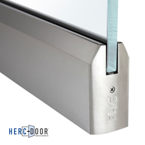 FHC 4" Tapered Door Rail Prepped for In-Rail Concealed Closer - without Lock