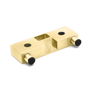 FHC Single Door Manual Strike Stop Kit For Panic Handles - Polished Brass