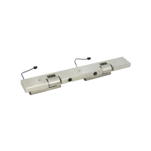 FHC Double Door Electric Strike Stop Kit With HS3101FS Installed - Brushed Stainless