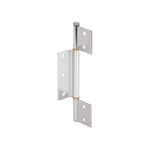 FHC Screen Door Hinge - 1/8" Offset Center Leaf - Aluminum Finish (Single Pack)