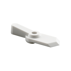 FHC Pointer Latch - 5/8" - Plastic - White - 12 Latches With Screws