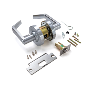 FHC Entrance Lockset (Grade 2) for 1-3/4" Door - Brushed Stainless