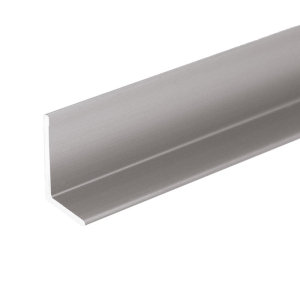 FHC Alum L-Bar Extrusion .875" Back .375 Leg .0625" Wall Thickness 144" Length - Satin Anodized