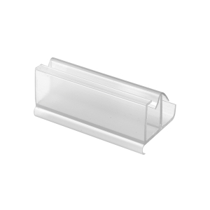 FHC Tub Enclosure Bottom Guide - For Frameless Panels - Clear Vinyl - Snap-In (Single Pack)