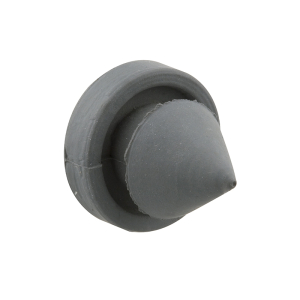 FHC Door Stop Silencer - 1/2" Outside Diameter - Solid Rubber Construction - 100pk