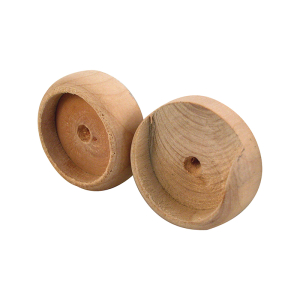 FHC 1-3/8" Wooden Closet Pole Socket (2-Pack)